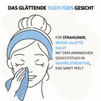 So verwenden Sie das Kōji Face Towel — Waffelstruktur