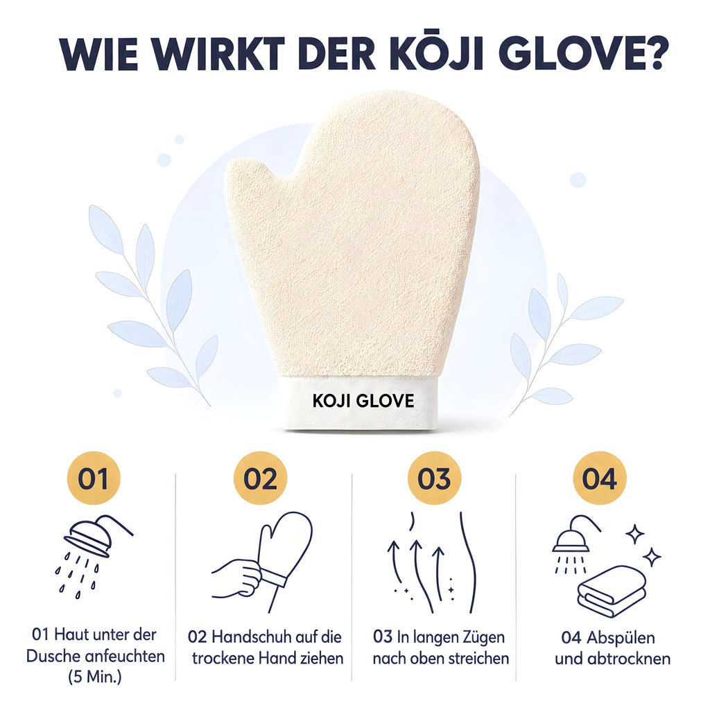 So funktioniert der Kōji Glove – Anwendung in vier Schritten