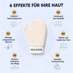 Sechs Effekte des Kōji Glove für die Haut